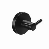 Άγκιστρο Μπάνιου Διπλό Μαύρο Ματ Sanco Ergon M116-25948 0