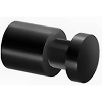 Άγκιστρο Μπάνιου Μονό ​2x2cm Μαύρο ματ Sanco Ergon 0690-M116 0